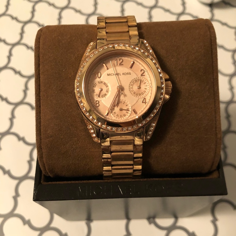Micheal Kors Rose Gold watch